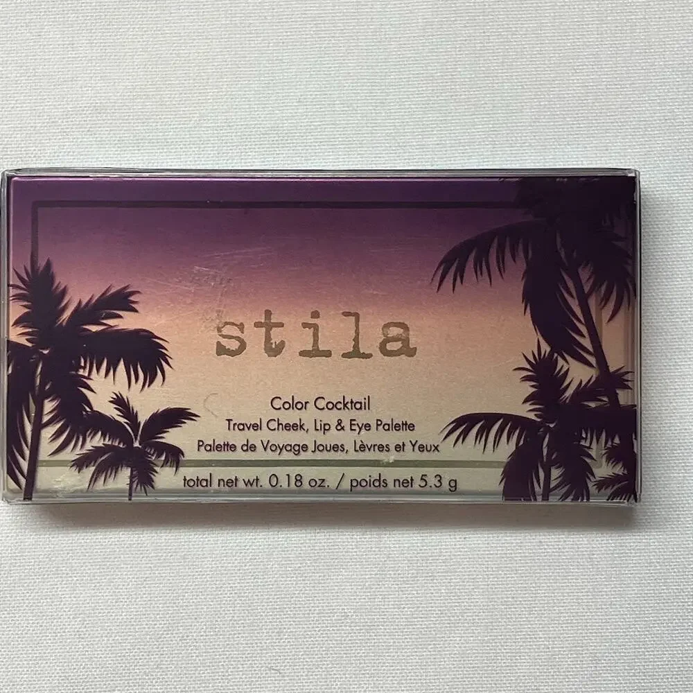 Stila Palette Color Cocktail Cheek Lip Eye Palette Tequila Sunrise Moonshine NWT
